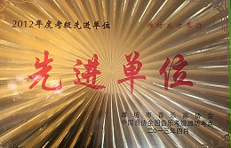 2012年考级先进单位